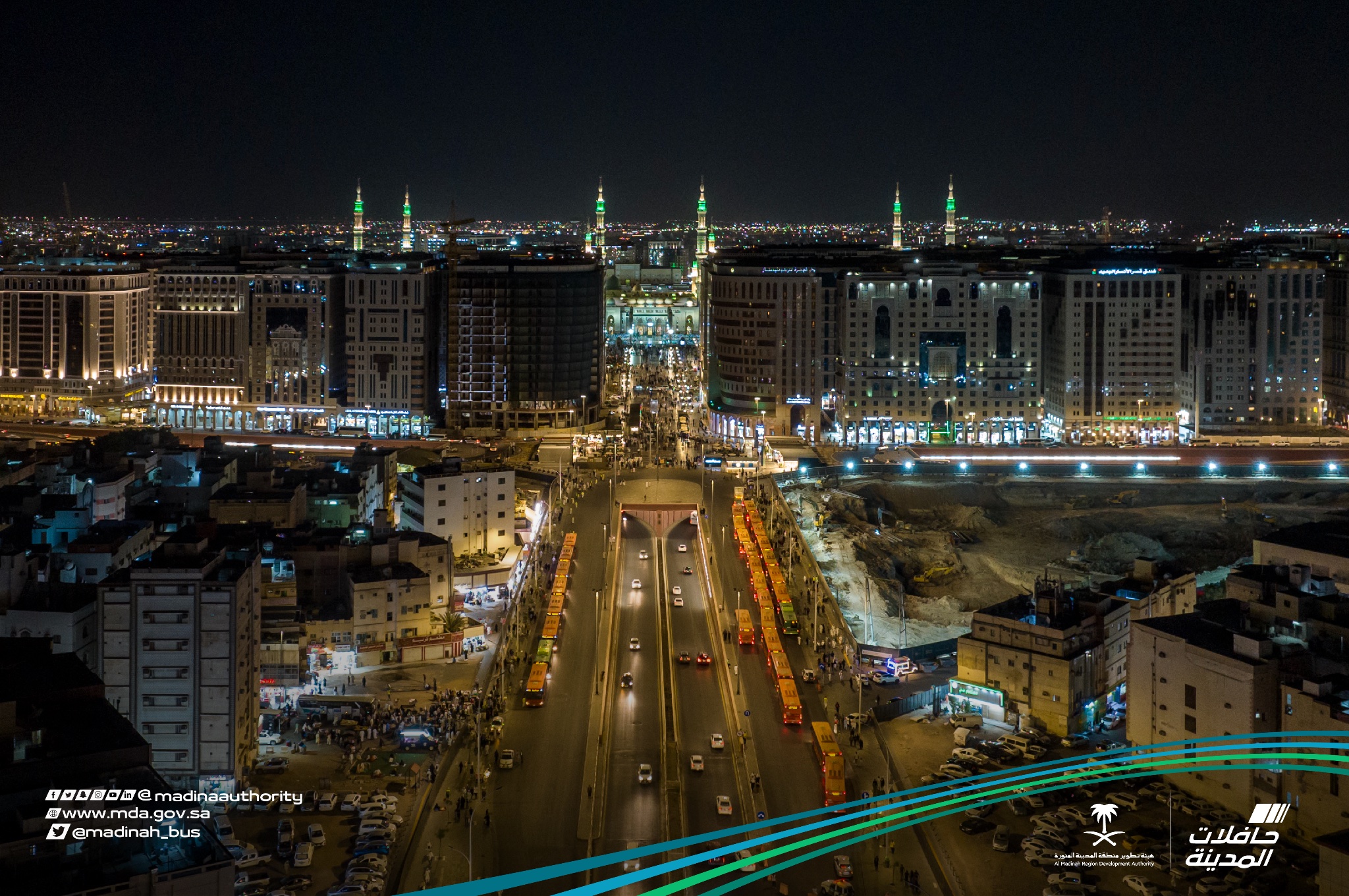  أكثر من 150 ألف مستفيد من خدمات النقل الترددي بالمدينة المنورة خلال الثلث الأول من رمضان